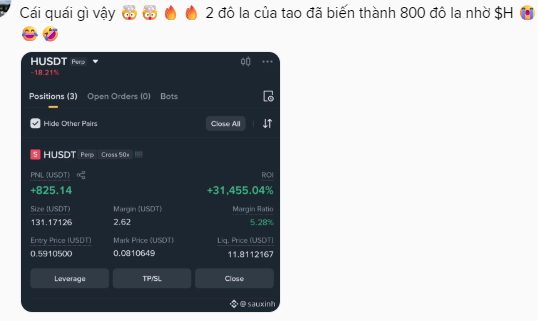 The image shows a screenshot of an online trading platform displaying some information about a stock with a current value of $2 and an ending price of $8. The background color appears to be black. In the caption, there are words written in Thai that seem unrelated to the main content of the image.