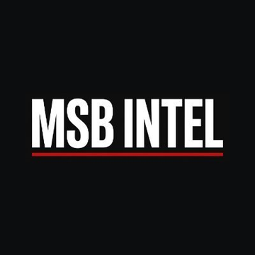 The image displays the "MSB INTEL" logo in bold white text with a red underline on a black background, serving as the source brand for the capital flow data cited in the post about Morpho Labs attracting over $1 billion in institutional liquidity.