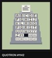 A small graphic showing a calendar or schedule grid on a green background labeled 'QUOTRON #162'.