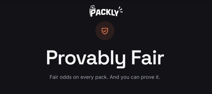 The image features a banner with white text that reads "Provably Fair", which appears to be promoting an event or competition. The text also includes a small orange circle with a heart symbol, suggesting that the event is fair and impartial. The caption below the image states "Don't let anyone tell you the odds are unfair if you can’t verify them:)". This implies that the event being advertised is designed to be fair and impartial for all participants, regardless of their background or circumstances.