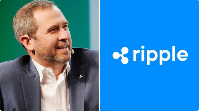 Brad Garlinghouse, CEO of Ripple, is shown alongside the Ripple logo, illustrating the accompanying post about Ripple's decision to fight the SEC's 2020 lawsuit rather than shut down.