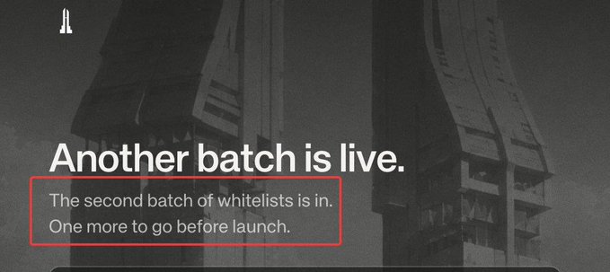 A promotional graphic for The Standard Reserve announcing "Another batch is live," highlighting that "The second batch of whitelists is in. One more to go before launch," tied to the project's $STANDARD token presale rollout.