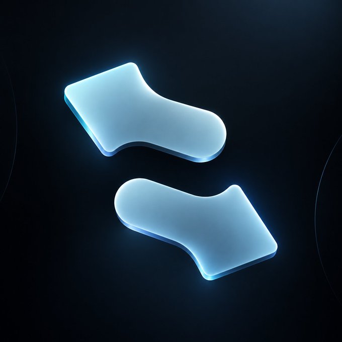 A glowing blue neon equals sign (=) symbol on a dark background.