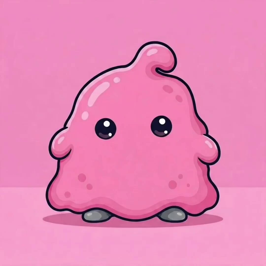 The image features a cartoon pink blobfish with big eyes and a small mouth, standing upright against a pink background. The blobfish appears to be interacting with the post by liking or retweeting it, as indicated by the caption "X is literally becoming the mint page @blobsterseth is changing the way NFTs get minted on ETH". This interaction demonstrates how social media platforms can influence and shape the way digital content is shared and valued.