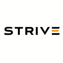 The image shows the "STRIVE" logo, the branding for the company featured in the post, which recently expanded its bitcoin holdings to 24,531 $BTC through a $109 million acquisition.
