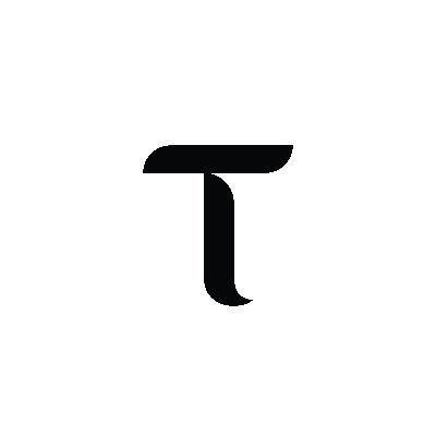 A black serif letter "T" centered on a white background. The stylized "T" likely represents the logo for **$TAO (Bittensor)**, whose symbol is "τ" (tau), visually echoed here as a bold capital "T" in the same font style used by the Bittensor brand, aligning with the post's message about $TAO's decentralized, Bitcoin-like monetary principles.