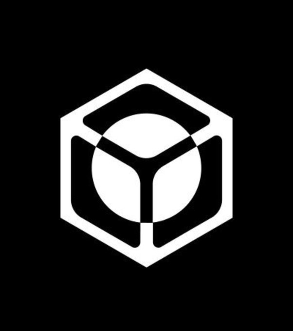 A bold white geometric logo featuring a hexagon with an inner circle and Y-shaped design sits on a black background, representing the NucleusCodes brand. The minimalist emblem visually reinforces the post's message about NucleusCodes building a reputation system based on meaningful actions rather than superficial metrics like follower counts.