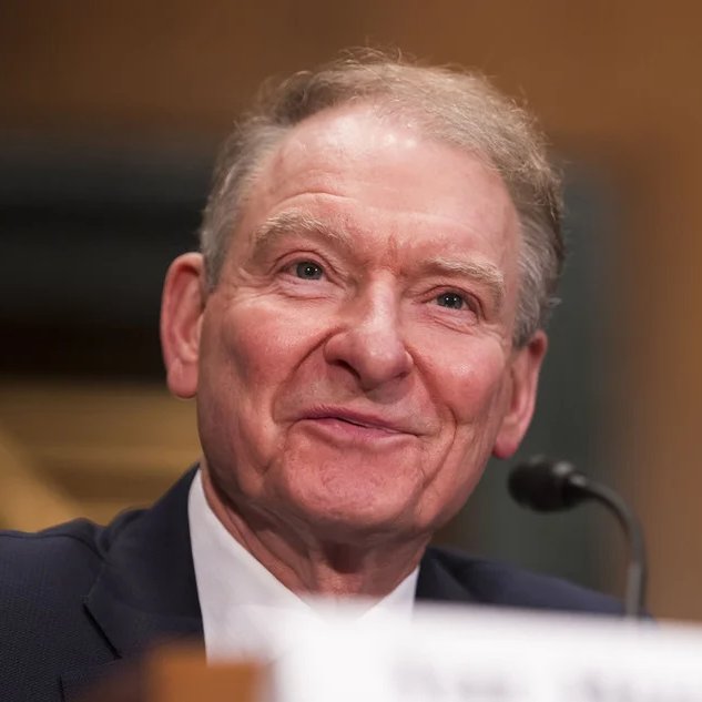 Chairman Paul Atkins smiles during a meeting, where he announced that the SEC's "Regulation Crypto Assets proposal" is the agency's most historic step to position America as the global crypto capital.