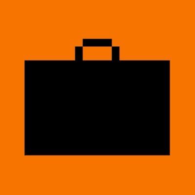 A briefcase symbol on an orange background, paired with text highlighting wallet statistics: 667 wallets holding Stonkbrokers NFTs, 3,644 with Intern NFTs, and 43,406 holding $STONKBROKER, promoting the Clutch Markets and Robinhood Crypto platforms.