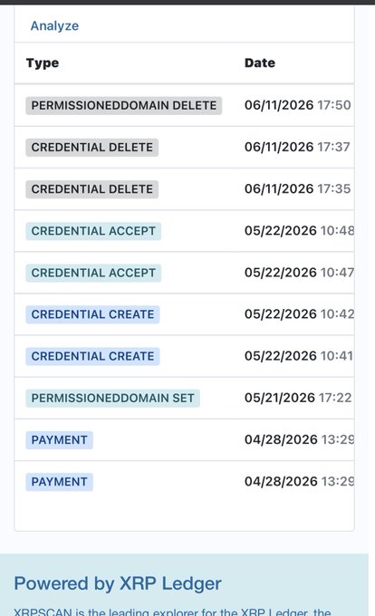 The image shows a phone screen displaying information about various payment options and a summary table showing dates for payment amounts. The main focus, however, seems to be on an analysis or screenshot of a message that indicates Bitso's usage of an XP payment service provided by the XRP Ledger platform. The screenshots show how the XP Ledger software can help users analyze transactions and manage their payments, while the details in the summary table provide information about the payment amounts for different dates throughout the year. This could be a screenshot or screenshot summary page from another post that relates to the XP Ledger platform and its features such as permissions for the XP domain and credential deletion for payment management.