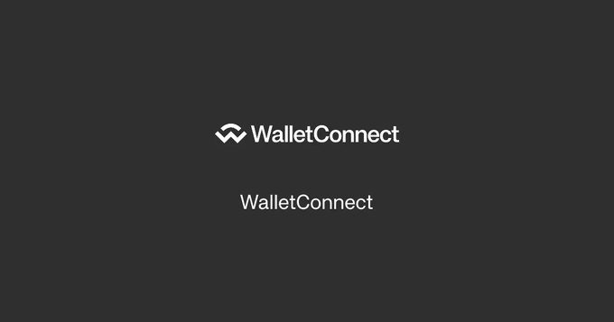 The image displays the WalletConnect logo and name on a dark background, representing the brand behind the newly launched policy and compliance regulation report 2026 and the WCT creator bounty program mentioned in the post.