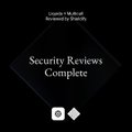 Black screen with text 'Simple-PT Mod Rolt...Account by [username]' and 'Security Reviews Complete' at the bottom.