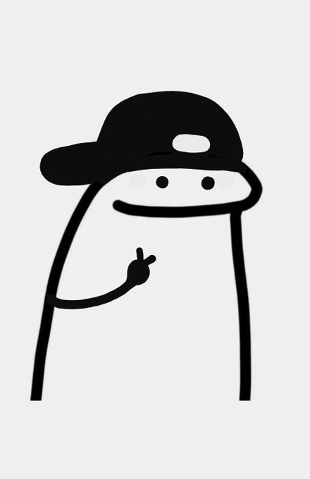 A simple cartoon character wearing a backwards black cap and making a peace sign. The image's casual, "we got this" vibe pairs with the "IPOs will move on chain" post to suggest confident anticipation of tokenized securities going mainstream.