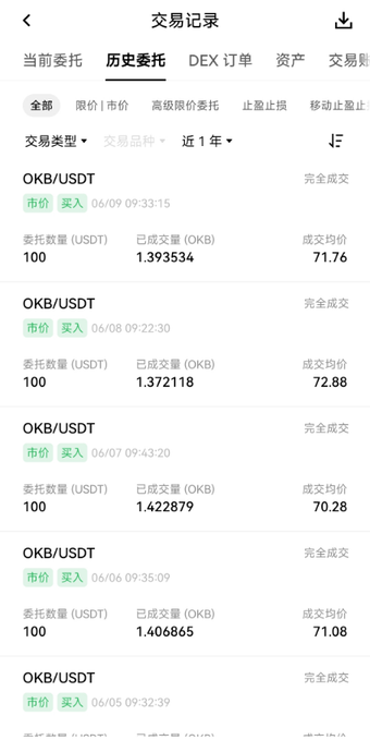 The image shows a screenshot of an app or website displaying information about different currency trading options, specifically showing the OKB currency exchange rates for US dollars against other local currencies. The app also displays the latest exchange rates for various foreign exchange services, providing users with up-to-date information on where to invest their money and how much they can potentially earn from each transaction. This could be particularly helpful for those who are interested in investing or transferring funds across borders, as it offers real-time information about currency exchange rates that allows them to make informed decisions about their financial activities.