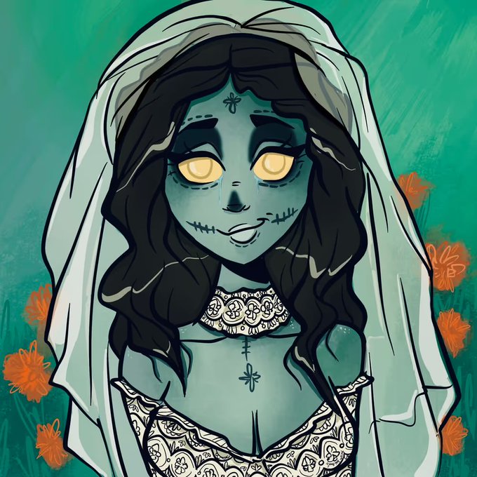 This digital illustration depicts "La Llorona Vixen #944," a blue-skinned character with glowing yellow eyes, dark hair, and a white veil. The artwork serves as the visual representation for the MetaVixen NFT being listed for 1.30 ETH.