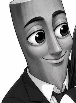 An anthropomorphic rectangular block character wearing a suit and tie smiles with a knowing expression, as if reminiscing about the crypto community. The image complements the post's nostalgic reflection on early memecoin runs like $PEPE and $WIF, capturing the sentiment of someone who missed those legendary community-driven runs to billions.