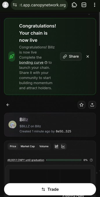 The image shows a cell phone screen with a user interface that displays various notifications or messages from an app called @CNPYNetwork Testnet. One of the updates displayed is about trading Bitcoin through an Ethereum address, which seems quite unusual given the context where someone is touching grass and another person is playing on a real tree indoors. This messaging suggests that there may be some confusion regarding the nature of events or situations depicted in the image, as well as a possible misunderstanding or misinterpretation of the app's notifications.
