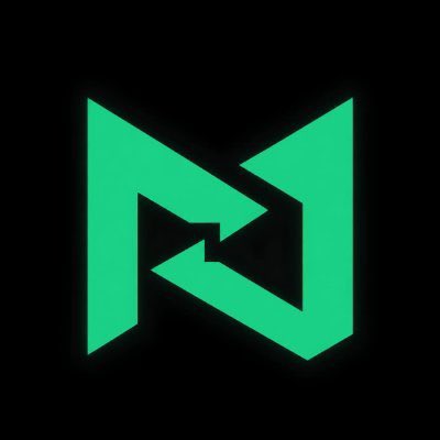 A green angular logo on a black background, appearing to be the NEAR Protocol logo.