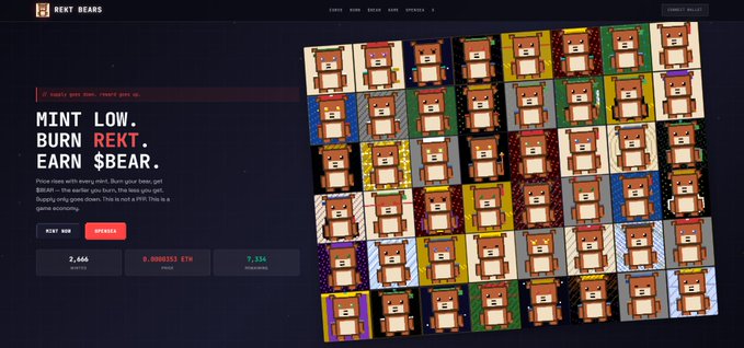 The image shows a screenshot of an eBay page dedicated to the REKT BEARS cycle. The REKT BEARS cycle is a popular trading card game where players buy and sell virtual bears for real money, with bear value constantly fluctuating based on supply and demand. The website displays various charts detailing the buying prices of different bear items. Players can also earn in-game currency by participating in races or other activities within the REKT BEARS universe. There are multiple buttons available to navigate through the site's options, as well as a separate post that discusses how to maximize play value with REKT BEARS strategies.