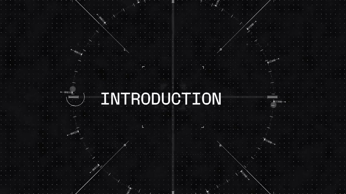 A dark, tech-themed graphic displays the word "INTRODUCTION" centered between two HUD-style targeting reticles, suggesting a sterile, methodical setup that contrasts with the post's warning about how drama and laziness—not boring security—cause crypto losses. The minimal, clinical aesthetic reinforces the post's point that disciplined, unglamorous security practices are what actually protect assets.