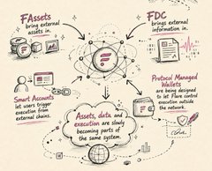 An illustrated diagram explaining 'Fractional Ownership via T Protocol', showing how assets are brought on-chain, FIDC integrates external information, and practical managed baskets are designed, with assets, data, and execution stored transparently on the same system.