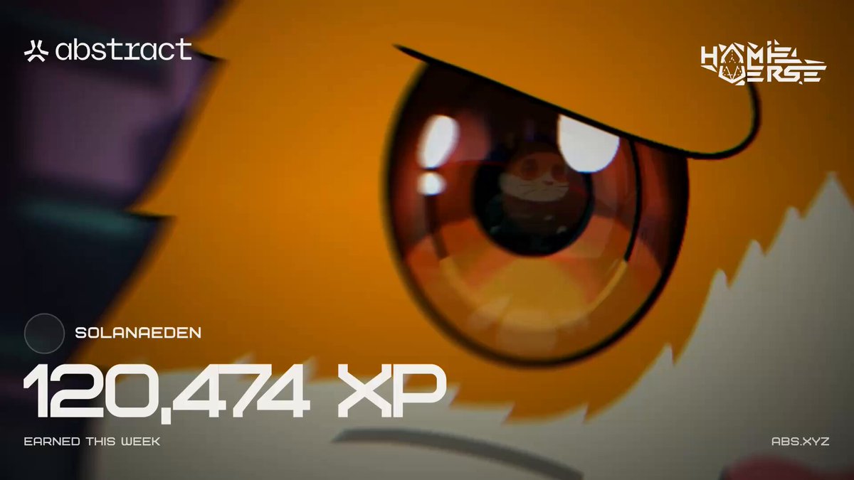 The image features a cartoon cat with an angry expression, looking directly at the viewer. The text "A bit late to the XP day on @Abstract_Eco Road to diamond tier shoutout to @hamieverse" is present near the bottom of the image. This suggests that the post might be related to a gaming event or competition involving characters from the anime "Animeverse".