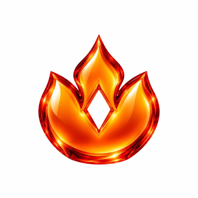 A glossy orange flame-shaped emblem with a central diamond-shaped cutout, set against a white background.

The flame symbol visually represents "Embra" (from "ember," meaning a glowing piece of coal or spark), reinforcing the platform's fiery, energetic branding for launching and trading tokens on ARC Chain.