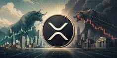 A heavily motion-blurred image that appears to show a large circular emblem with an 'X' or hourglass-like symbol inside, surrounded by indistinct vertical lines.