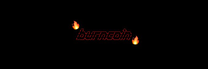The image features a banner that says "burncoin" written in red letters against a black background, with two fire-like symbols above the word. The text also includes the phrase "back in october i ran the original $burncoin up to 1.1m ATH (funded this wallet with og dev)". This suggests that the image is related to a post about Bitcoin or cryptocurrency, possibly discussing its history and growth over time.