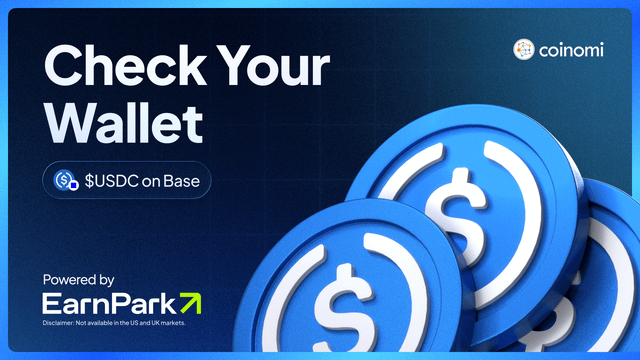 The image features a blue banner with white text that reads "Check Your Coinomi wallet" and "SUDDC on Base". The background of the image is dark, making the blue banner stand out prominently. There are three blue coins placed next to each other in the center of the image, which further emphasizes the message of checking one's coinomi wallet for rewards or transactions related to SUDDC.