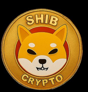 The image features a circular logo with a Shiba Inu dog face, which is the main focus of the image. The background of the image is black, making the Shiba Inu dog face stand out prominently. Below the dog's face, there are text elements that read "SHIB CRYPT", "ETH", "$8000", "$XRP", "$Solana", and "$500". These texts provide information about the cryptocurrency targets being predicted by the Shiba Inu dog character in the logo. The image also includes a caption below it, which reads "MY центра для списка из конце в буква".