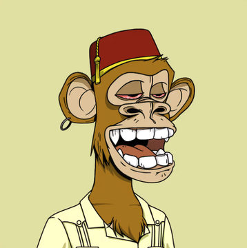 A cartoon Bored Ape with a red fez, ear ring, and large grin appears alongside the project name **$TBB**, showing one of two upgraded versions of Ape #5770 being compared to the original Bored Ape collection.