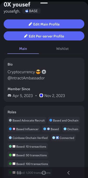 The image shows a cell phone screen with a list of roles displayed, including "Member", "Based on transactions", and "Based on connections". The text also mentions that this role check is for early base members who have been collecting these badges since the early days of the Base ecosystem. The post suggests that it's time to do a Base role check, which means that the user should review their roles and connections to ensure they meet the criteria set by the early base members.