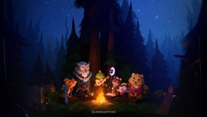 The image features a group of cartoon animals gathered around a campfire, with some sitting or standing near the fire while others are reading books. The scene takes place at night under a dark sky, creating an atmosphere of relaxation and camaraderie among the characters. The post suggests that the animals have been spending time together in this way for quite some time, possibly as part of their daily routine. This gathering around the campfire could be seen as a form of entertainment or bonding activity for these cartoon characters, which has attracted a significant number of followers over time.