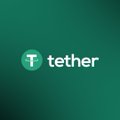A teal graphic displays the Tether name and circular “T” logo. It accompanies news that Tether CEO Paolo Ardoino dismissed critics after the company completed an audit, citing its handling of $7 billion in redemptions over 48 hours in 2022.