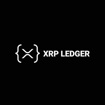 The image features a logo for an online marketplace called "XRP Ledger". The logo consists of a white "X" surrounded by black text, which reads "BREAKING: XRP Ledger now supports agentic payments with x402." This indicates that the platform is now capable of handling agentic payments using the XRP Ledger protocol.