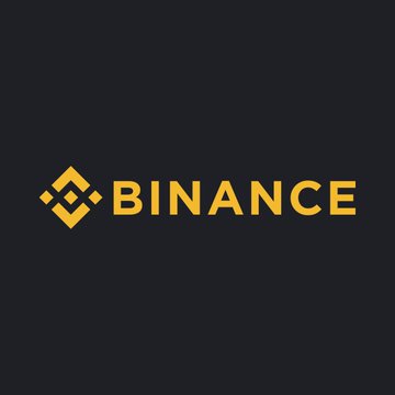 The image shows the Binance logo and the word “BINANCE” in gold on a dark background, alongside news of a Binance $XRP airdrop for users holding Ripple’s stablecoin $RLUSD.