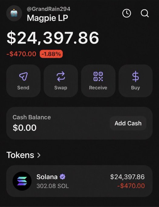 The image shows a mobile phone screen displaying a user's transaction activity from a lending pool. The main focus of the screen is a picture of $24,349.86, which indicates that money has been lent out or invested into the lending pool. There are several other transactions displayed in the screen, including sending, receiving, and buying items like a wallet and a piece of technology.

In the background, there's a person's name and some text related to their account on the lending platform. The screen also shows tokens that have been added or updated within the lending pool. A clock can be seen in the upper left corner of the image, possibly indicating the time when the transactions were performed or scheduled.