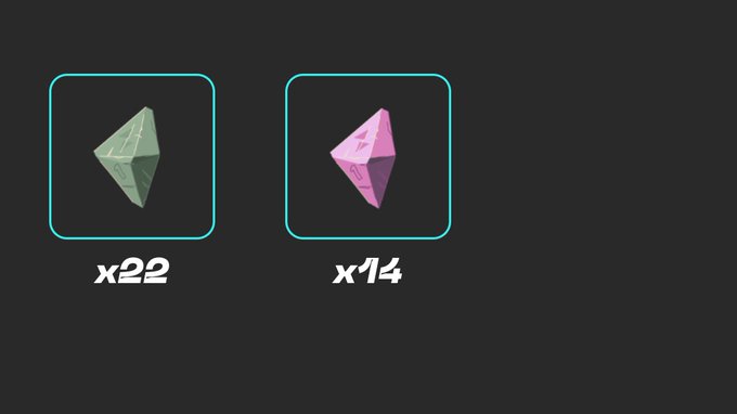 The image features two different shapes, one being a triangle with a pink top and green base, and another being a square with a pink top and blue base. The text "x22" and "x14" are also present on the image. The post is titled "StepNGO", which suggests that it might be related to a video game or an interactive learning experience.