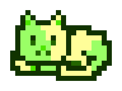 A pixelated green and cream-colored cat illustration representing MoonCat #24124, named Pistachio, matching its pistachio-like green coloration after being adopted on the blockchain for 0.2 ETH ($494.95).