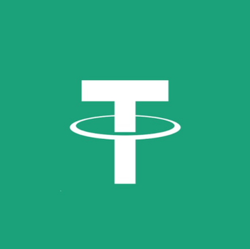 The image displays the Tether (USDT) logo, a white stylized "T" encircled by an orbital ring on a green background, directly corresponding to the post about Tether's role in helping the DOJ freeze $52 million in cryptocurrency tied to the Xinbi Guarantee scam network.