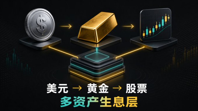 The image features a 3D rendering of a gold bar, with a dollar sign positioned above it. The gold bar is placed on top of a stack of three cubes, each labeled with Chinese characters that translate to "XGLD" and "USDu". The text in the image suggests that there might be an investment opportunity related to these coins or tokens, possibly involving currency exchange rates between XGLD and USDu.