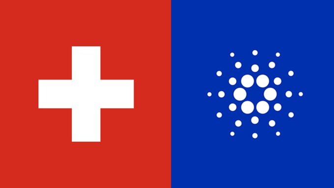 !!!IMPORTANT!!! The Swiss flag and the blue flag are displayed side by side, with the Swiss flag on the left and the blue flag on the right.