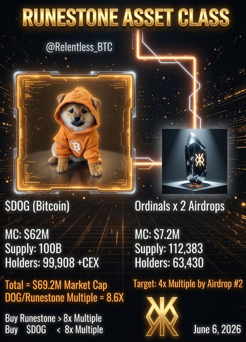 The image features an infographic advertisement that includes a dog wearing an orange hoodie, symbolizing the cryptocurrency "bitcoin." The image also includes text about Bitcoin values over time, highlighting its recent decrease from $DOG. The advertisement encourages viewers to purchase Bitcoin as the market cap has dropped, possibly due to Bitcoin's value decreasing after Bitcoin reached its peak in 2014.