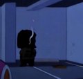 The image shows a stylized, shadowy figure with white wisps emanating from its head, set against a blue background. This figure, likely representing "Milady," visualizes the subject of the post's "prophecy."