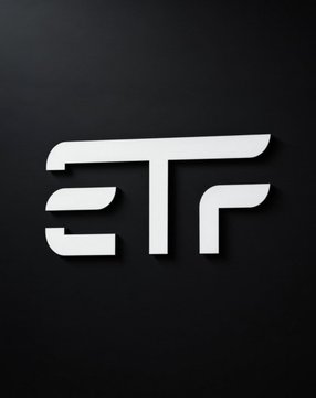A sleek black logo featuring the stylized silver letters "ETF" against a dark gradient background, serving as a header graphic for the daily ETF flow data showing cryptocurrency inflows and outflows as of 18 September 2026.