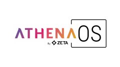 The image displays the "ATHENA OS" logo with "by ZETA" underneath, presenting it as a new operating system product from Zeta. This visually supports the post's message that $ZETA (Zeta) is introducing a product to compete with $NOW (ServiceNow).