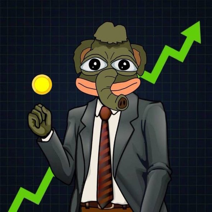 An anthropomorphic elephant in a suit balances a gold coin while standing before an upward-trending green stock chart, visually reinforcing the airdrop's promise of rising crypto gains.

The image relates to the post by using the bull market chart and coin imagery to symbolize the financial upside of claiming the $BUZZ airdrop before its TGE in 3 days.