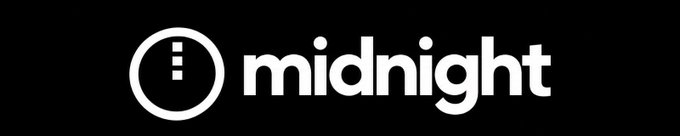 A black background with white text reading ':midnight' next to a circular logo containing a colon symbol.