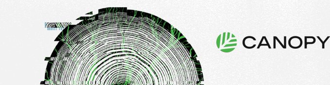 A fingerprint graphic alongside the green Canopy company logo.